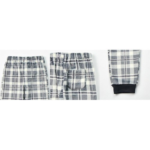 PEACE FIT(ピースフィット)WARM フリース長袖ルームウェア 恐竜アップリケ 男の子 ブルー 120cm トップバリュ