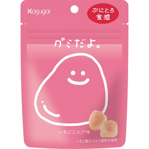 いちごだよ 春日井製菓 グミだよ。 いちごミルク味 60g Green Beans | グリーン