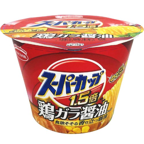 エースコック スーパーカップ1.5倍 鶏ガラ醤油ラーメン 109g