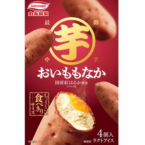丸永製菓 おいももなか 68ml x 4個入