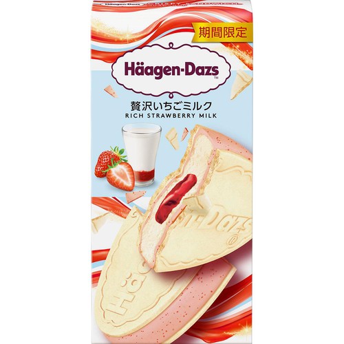 ハーゲンダッツ クリスピーサンド贅沢いちごミルク 60ml
