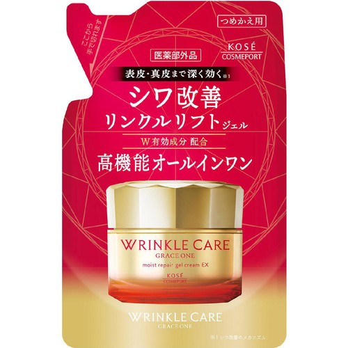 コーセーコスメポート グレイスワン リンクルケア モイストリペア ジェルクリームEX つめかえ用 90g