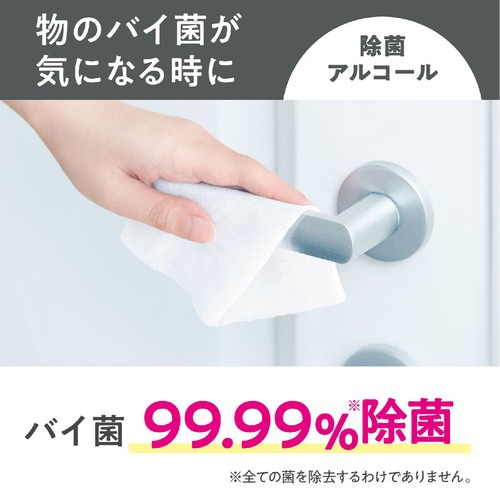 日本製紙クレシア スコッティ ウェットティシュー 除菌アルコール ボトル本体 120枚