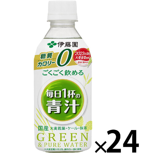 伊藤園 ごくごく飲める毎日1杯の青汁 1ケース 350g x 24本