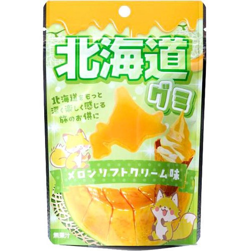 しゃけを 北海道グミ メロンソフトクリーム味 40g