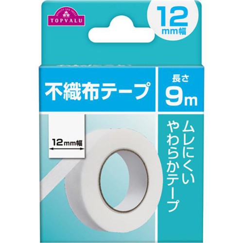 不織布テープ 12mm x 9m トップバリュ