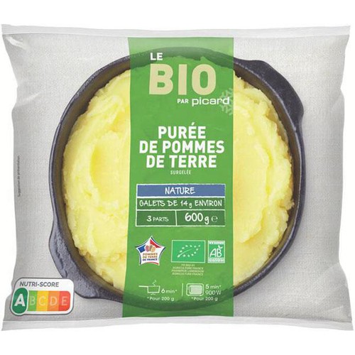 ピカール BIO ジャガイモのピューレ【冷凍】 600g