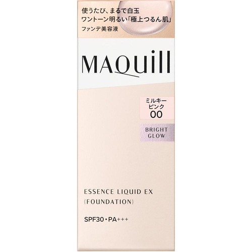 マキアージュ エッセンスリキッド EX ブライトグロウ ミルキーピンク00 (ファンデーション・日中用美容液) 24mL