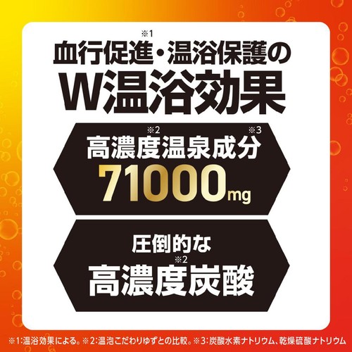 アース製薬 温泡 炭酸入浴剤 デカまる エナジーシトラスジンジャーの