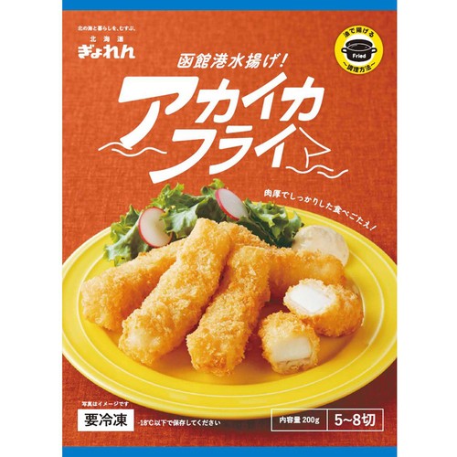 【冷凍】ぎょれん総合食品 函館港水揚げ!アカイカフライ 200g