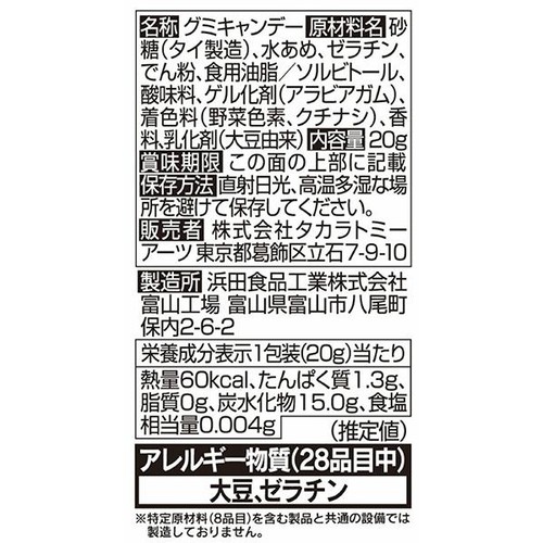 タカラトミーアーツ パウ・パトロールパウっとシールグミ 20g