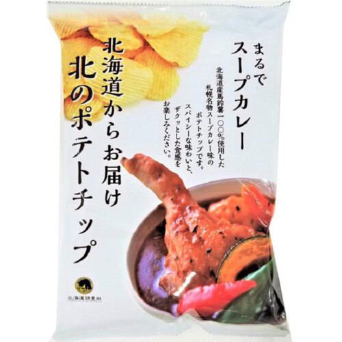 北海道錦豊琳 北のポテトチップスープカレー味 100g