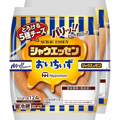 日本ハム シャウエッセン とろけるおいちいず 94g x 2袋 Green Beans