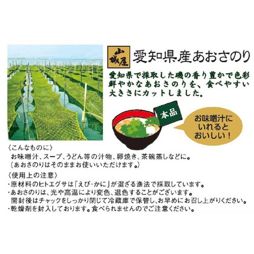 山城屋 愛知県産あおさのり 15g