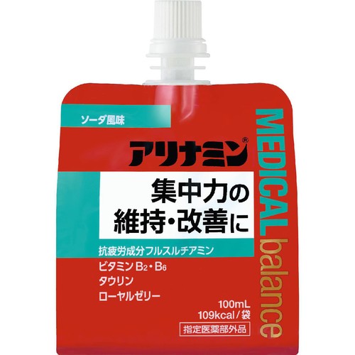 アリナミン製薬 【指定医薬部外品】アリナミンメディカルバランス ソーダ風味 100ml
