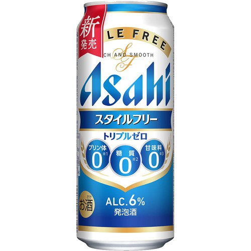 【6%】 アサヒ トリプルゼロ 500ml x 6本