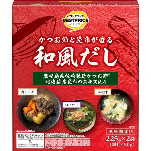 和風だし 225g x 2袋 トップバリュベストプライス