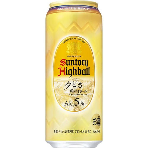 【5%】 サントリー 角ハイボール 夕どき 500ml