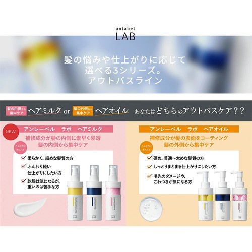 アンレーベル ラボ モイストケア 集中美容液ヘアオイル コラーゲン