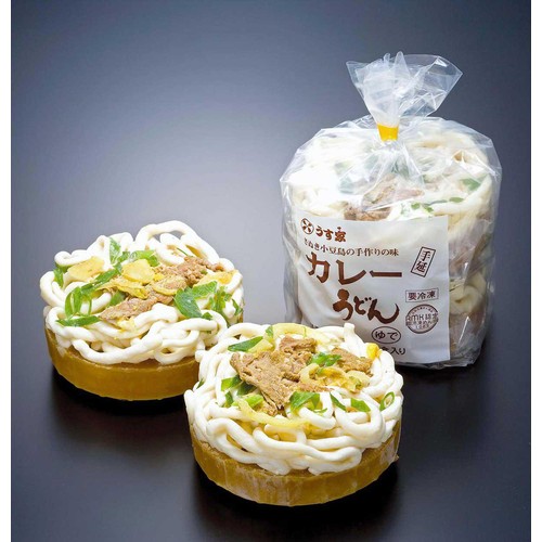 うす家 讃岐小豆島カレー手延うどん【冷凍】 2食入 1000g