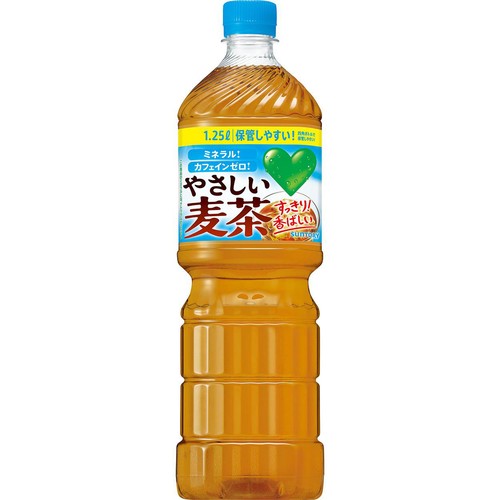 サントリー GREEN DA・KA・RA やさしい麦茶 1250ml Green Beans
