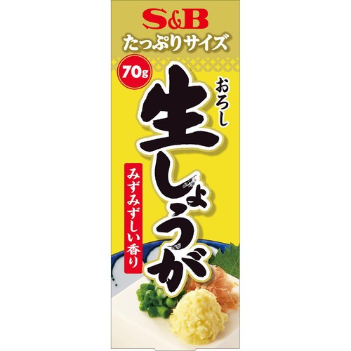 エスビー食品 たっぷりサイズ おろし生しょうが 70g