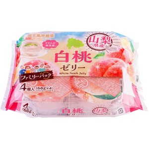 和歌山産業 白桃ゼリー 68g x 4個入 Green Beans | グリーンビーンズ