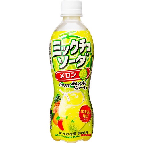 ソーダ  サンガリア ミックチュソーダ メロン 450ml Green Beans | グリーン