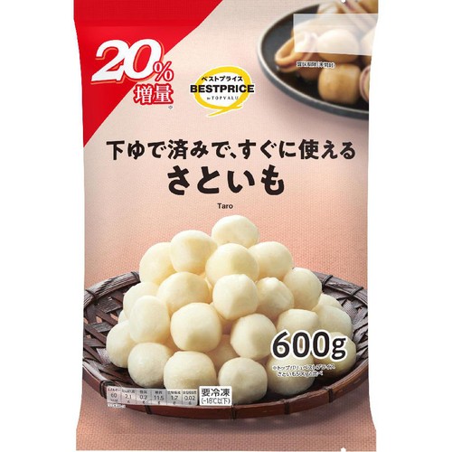 さといも 20%増量【冷凍】 600g トップバリュベストプライス Green