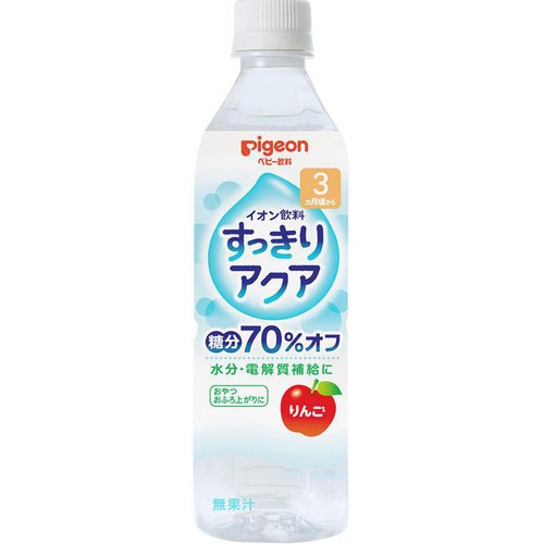 ピジョン すっきりアクア りんご 3ヵ月頃から 500ml