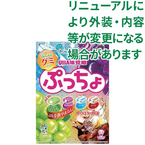 UHA味覚糖 ぷっちょ袋 4種アソート 88g Green Beans | グリーン