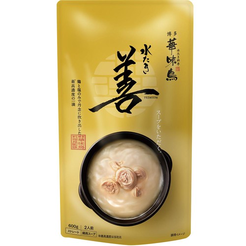 トリゼンフーズ 博多華味鳥 水たき善 プレミアム 2人前 600g