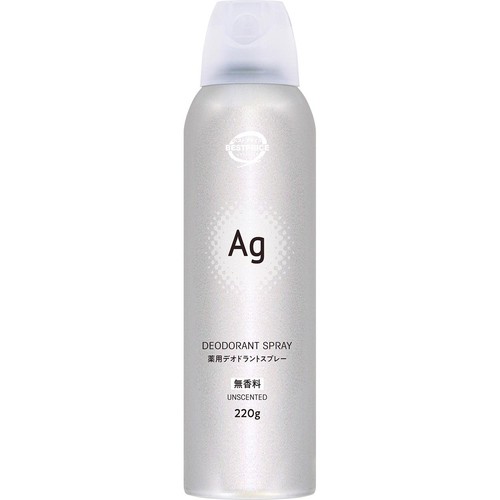 薬用デオドラントスプレーAG  無香料 220g トップバリュベストプライス
