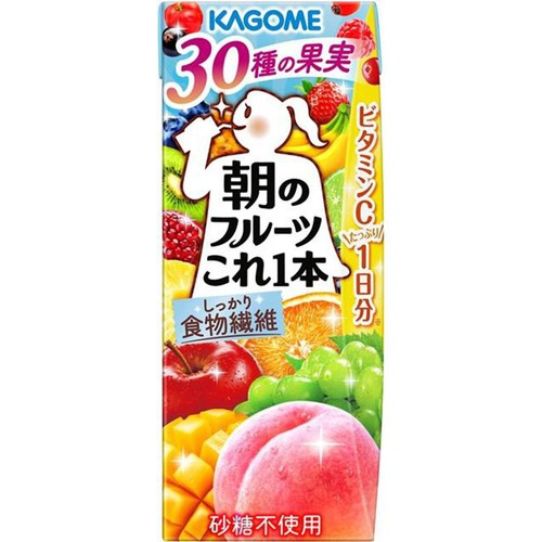 カゴメ 朝のフルーツこれ一本 200ml