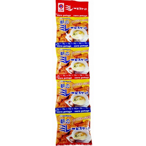 野村煎豆加工店 ミレービスケット(朝) 30g x 4袋