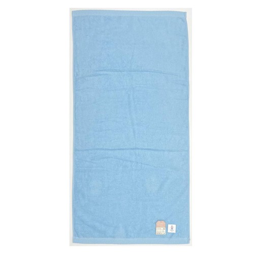 林 今治甘撚りクロスバスタオル 約60 x 120cm ブルー Green Beans