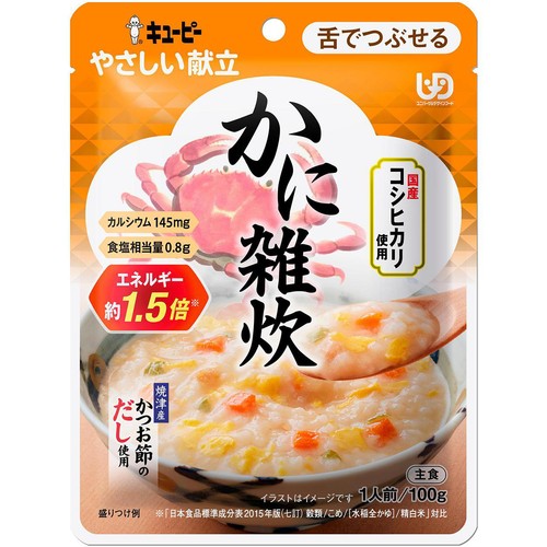 キユーピー やさしい献立 かに雑炊 100g