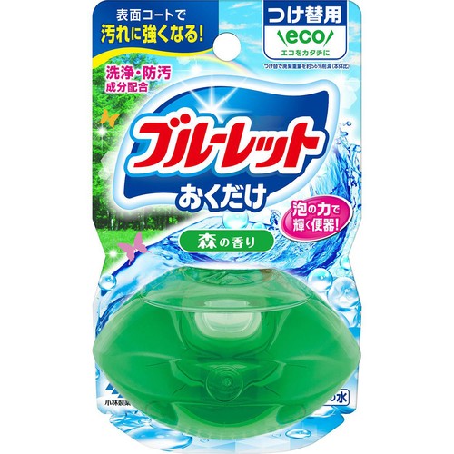小林製薬 液体ブルーレットおくだけ つけ替用 森の香り 70mL Green
