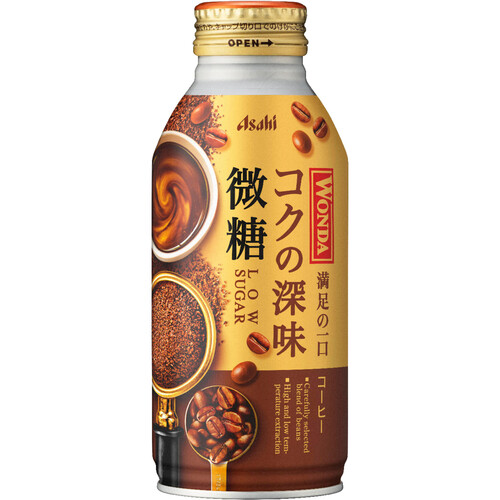 おすすめ アサヒ飲料 ワンダコクの深味微糖 370g Green Beans | グリーン コーヒー