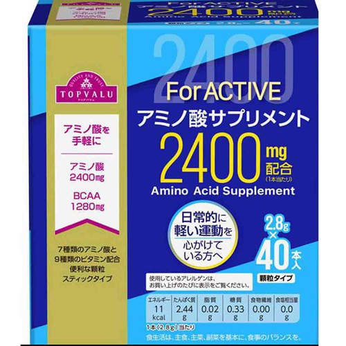 アミノ酸2400A 40包 トップバリュ Green Beans | グリーンビーンズ by AEON