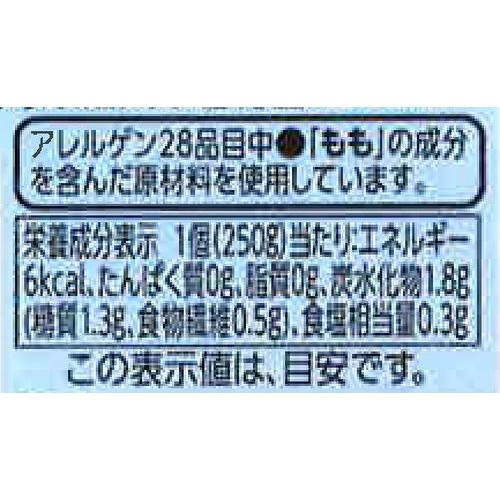 ディズニー 寒天ゼリー 白桃 250g トップバリュベストプライス