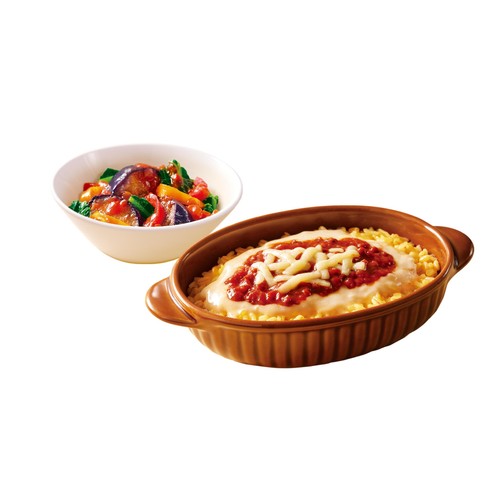 ニップン 彩りごはん。 豆腐から作ったお肉のミラノ風ドリア&カポナータ【冷凍】 1人前(300g)