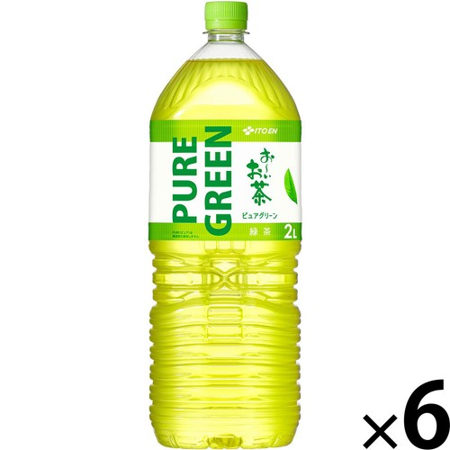 おいおい 伊藤園 おーいお茶 PUREGREEN 1ケース 2L x 6本 Green Beans