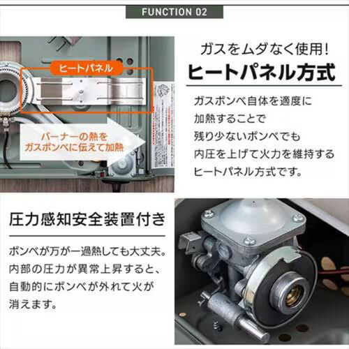アイリスオーヤマ カセットコンロスリム アッシュネイビー IGCーE1ーA