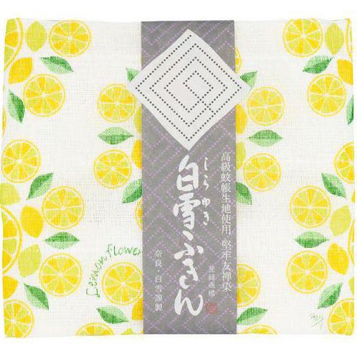 白雪 友禅ふきん レモン 1枚