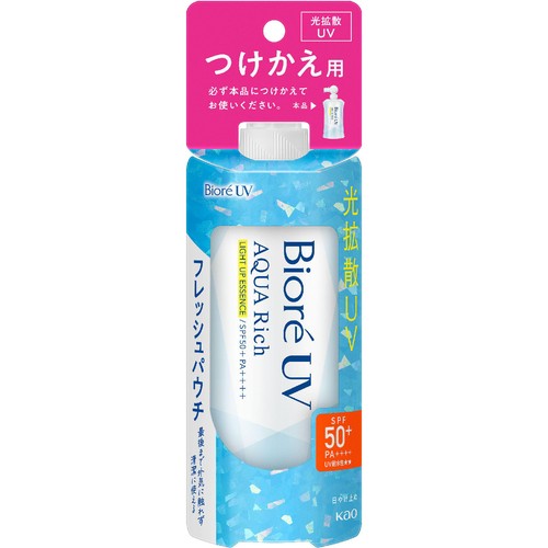 花王 ビオレ UV アクアリッチ ライトアップエッセンス フレッシュパウチ つけかえ用 120g