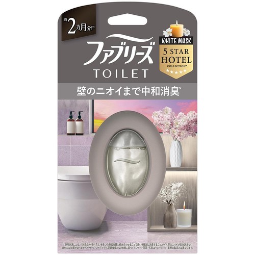 P&G ファブリーズ トイレ用消臭剤 壁のニオイまで中和消臭 ホワイトムスク 6.3mL