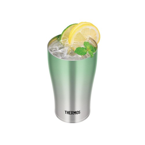 サーモス 真空断熱タンブラー340ml グリーンフェード JDE341C GFD