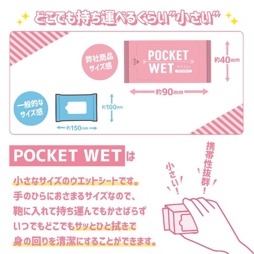 医食同源ドットコム POCKET WET 8枚 x 6個入