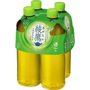 コカ・コーラ 綾鷹ラベルレス 4本マルチ 650ml x 4本 Green Beans
